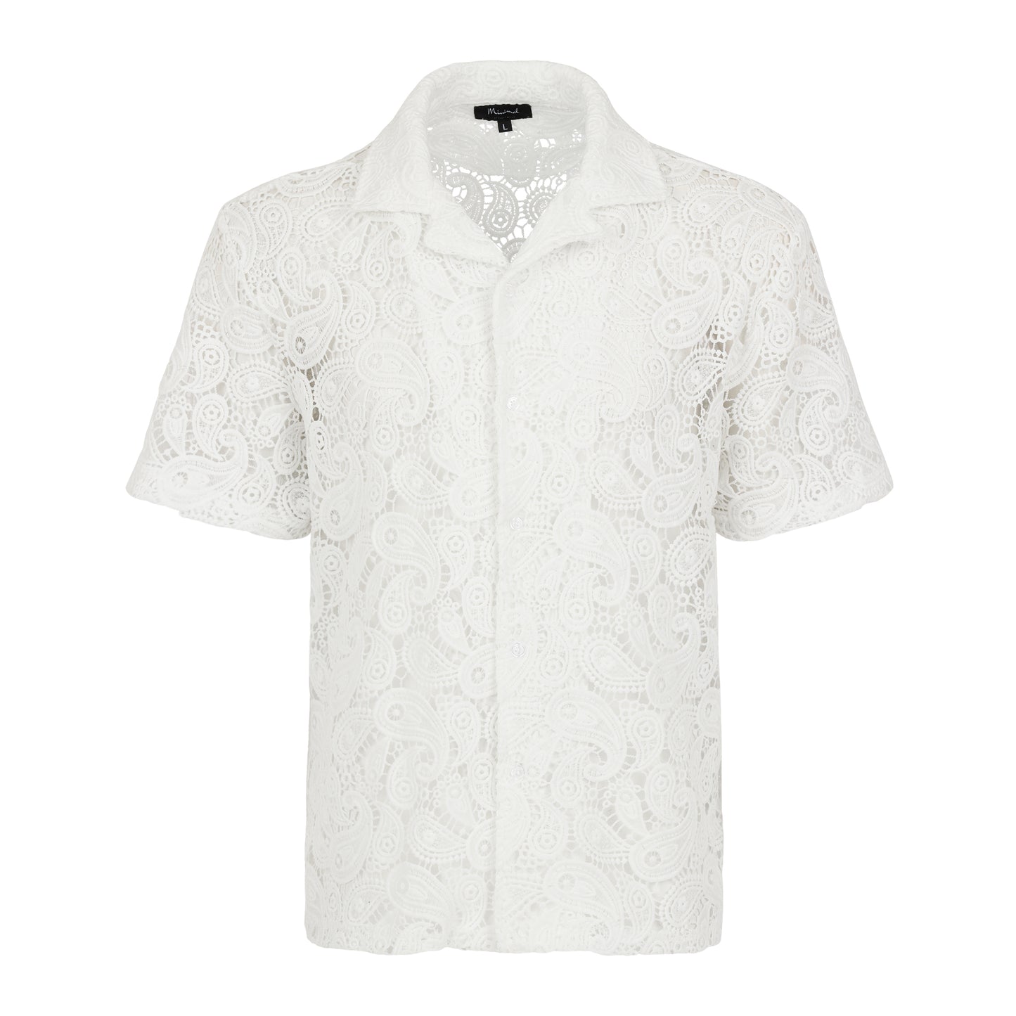 Minimal Newport Beach Bay Club Paisley Shirt