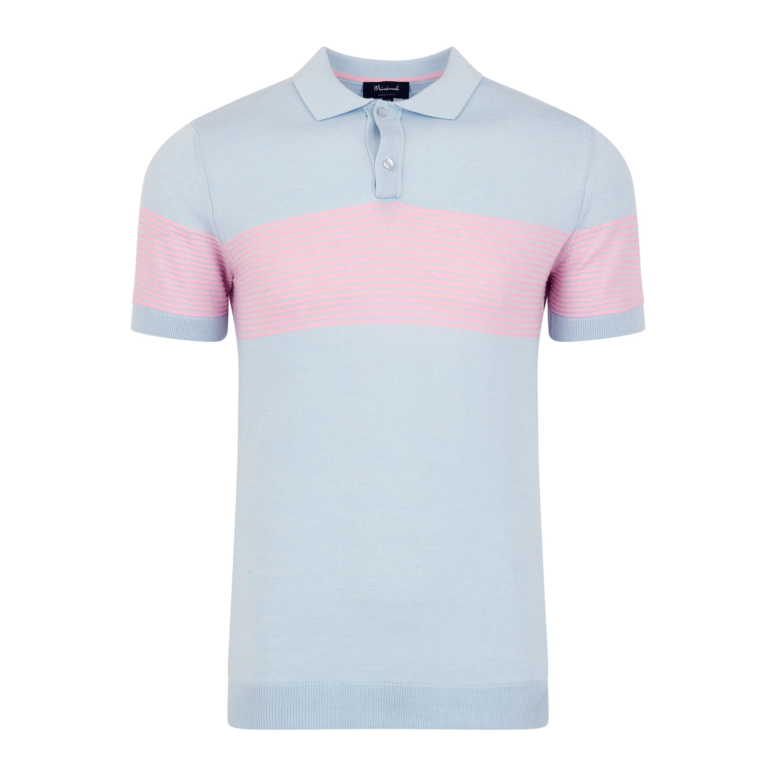 Pink blue polo shirt hotsell