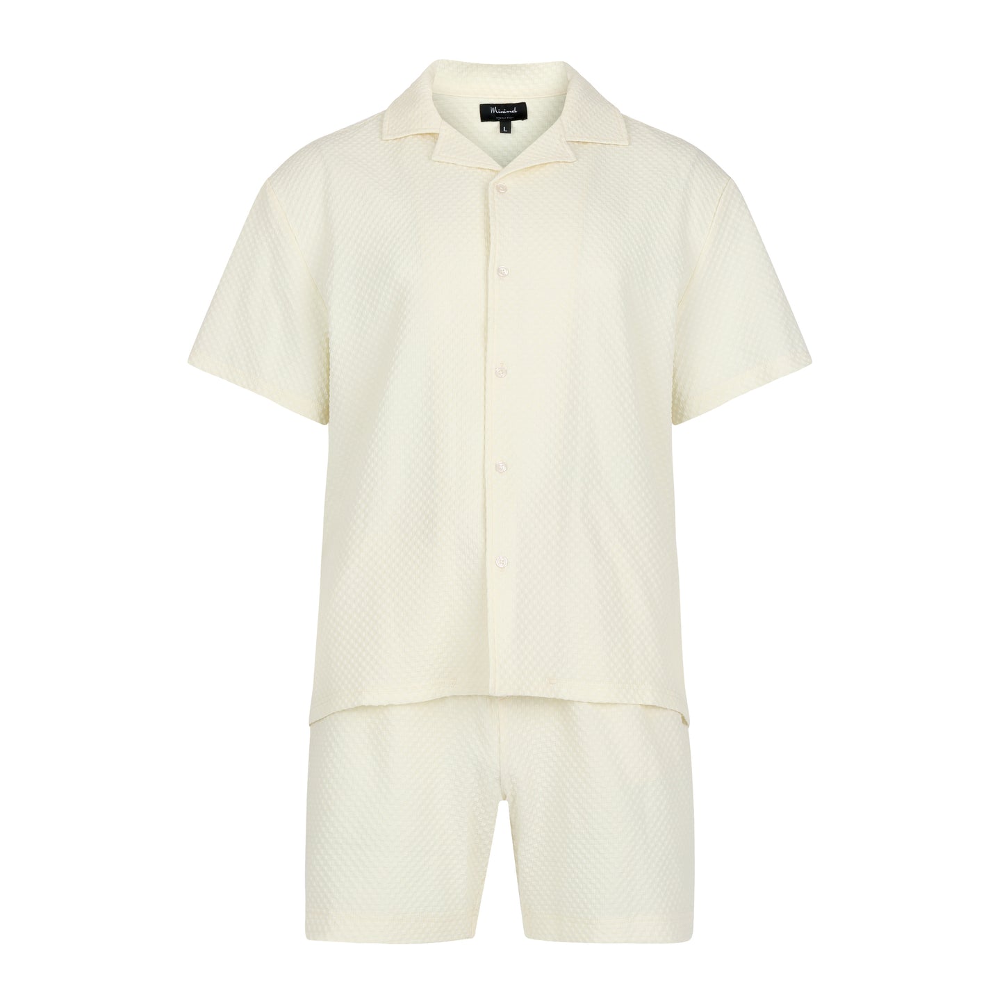 Minimal Newport Men's Linen Textured 2-Piece Set