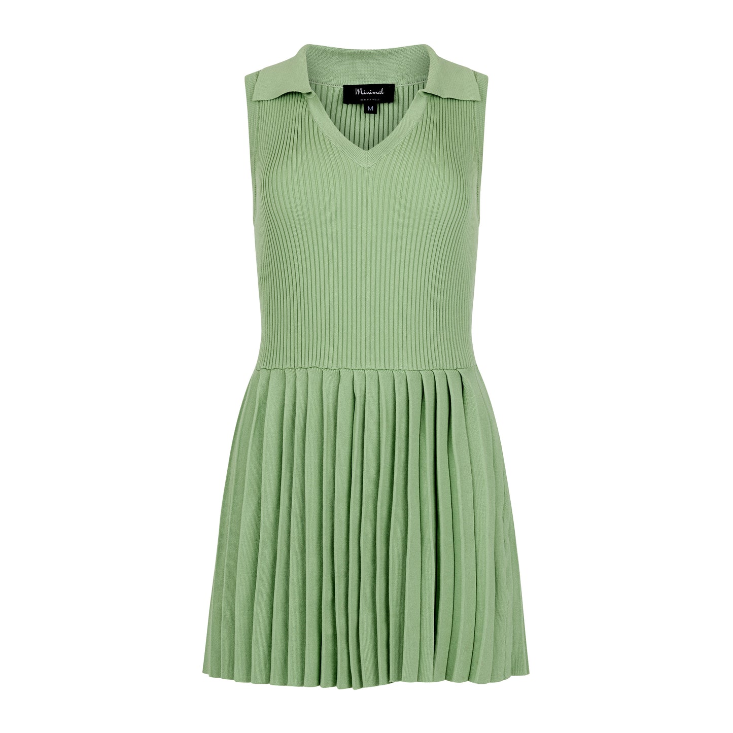 Minimal Michelle Soft Green Tennis Dress